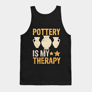 Pottery Is My Therapy Tank Top